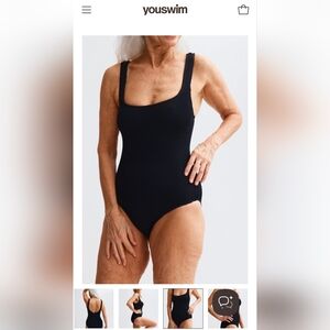 Youswim Aplomb One Piece Swimsuit In Black